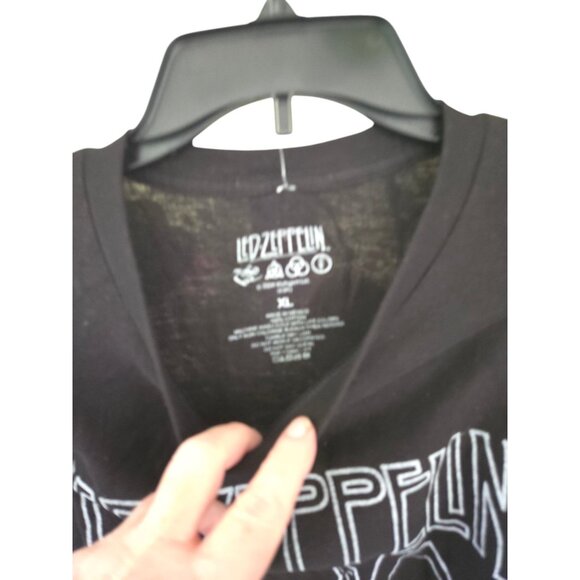 Led Zeppelin United States of America 1977 Men's XL Black T-Shirt NWT - Picture 4 of 6